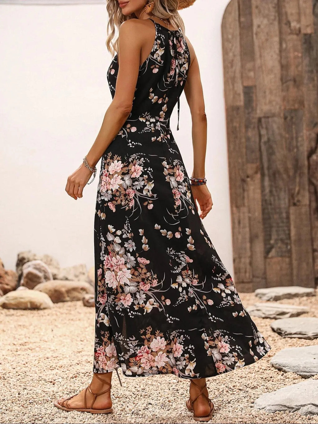 split thigh halter dress Amazon.com: Women Halter Neck Long Dress Sexy Cut Out Side Split Lace Up Straps Sleeveless Bodycon Maxi Dresses Cocktail Party Dress A Black : Clothing, Shoes & Jewelry