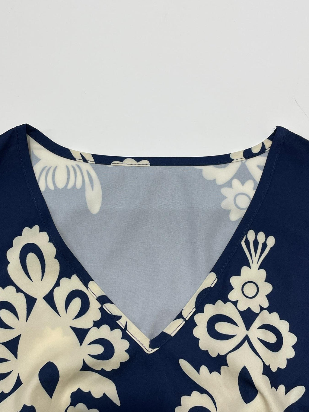 Ruffle Hem A-Line Midi Dress