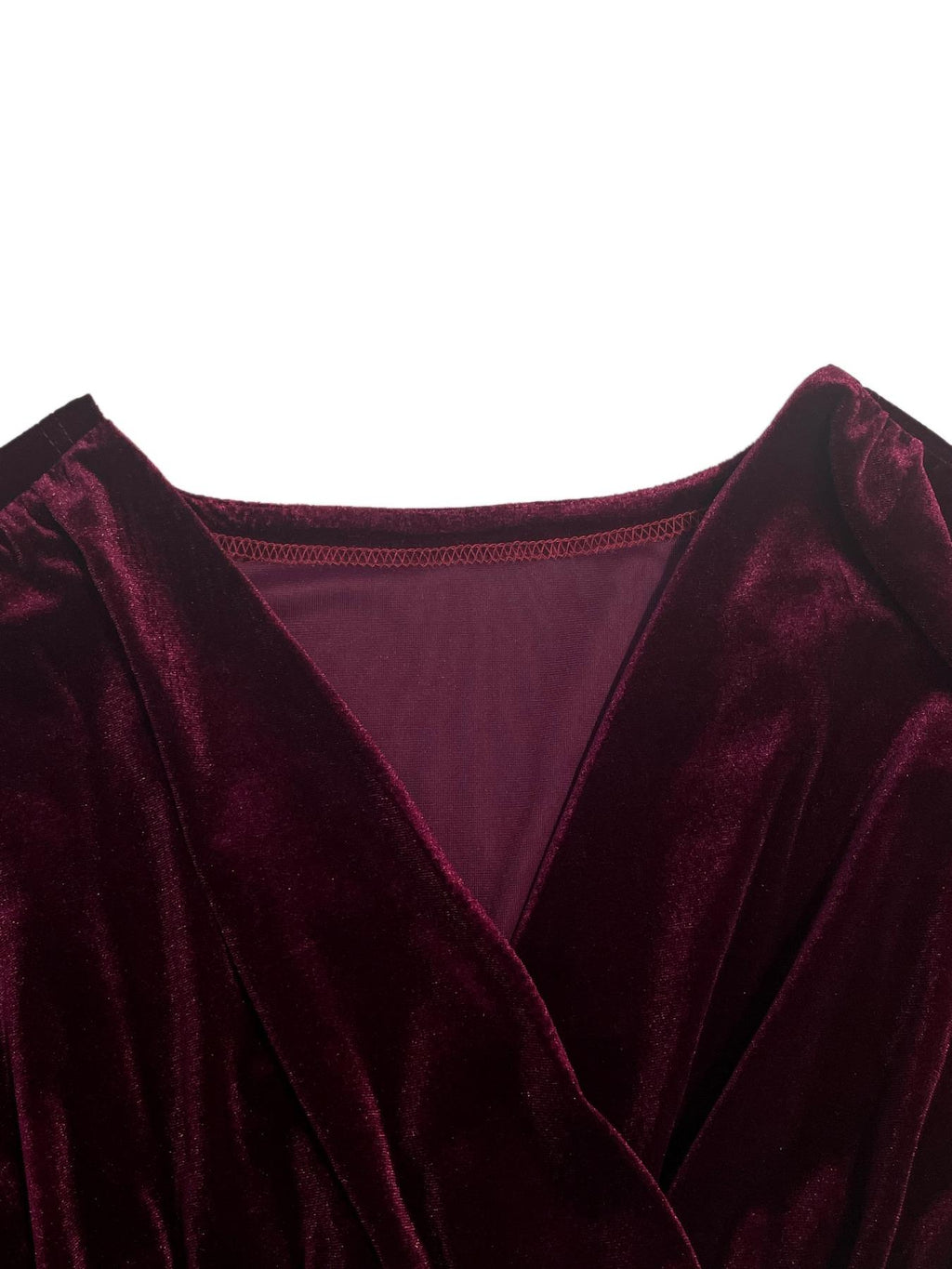 Satin Lantern Sleeve Midi Dress