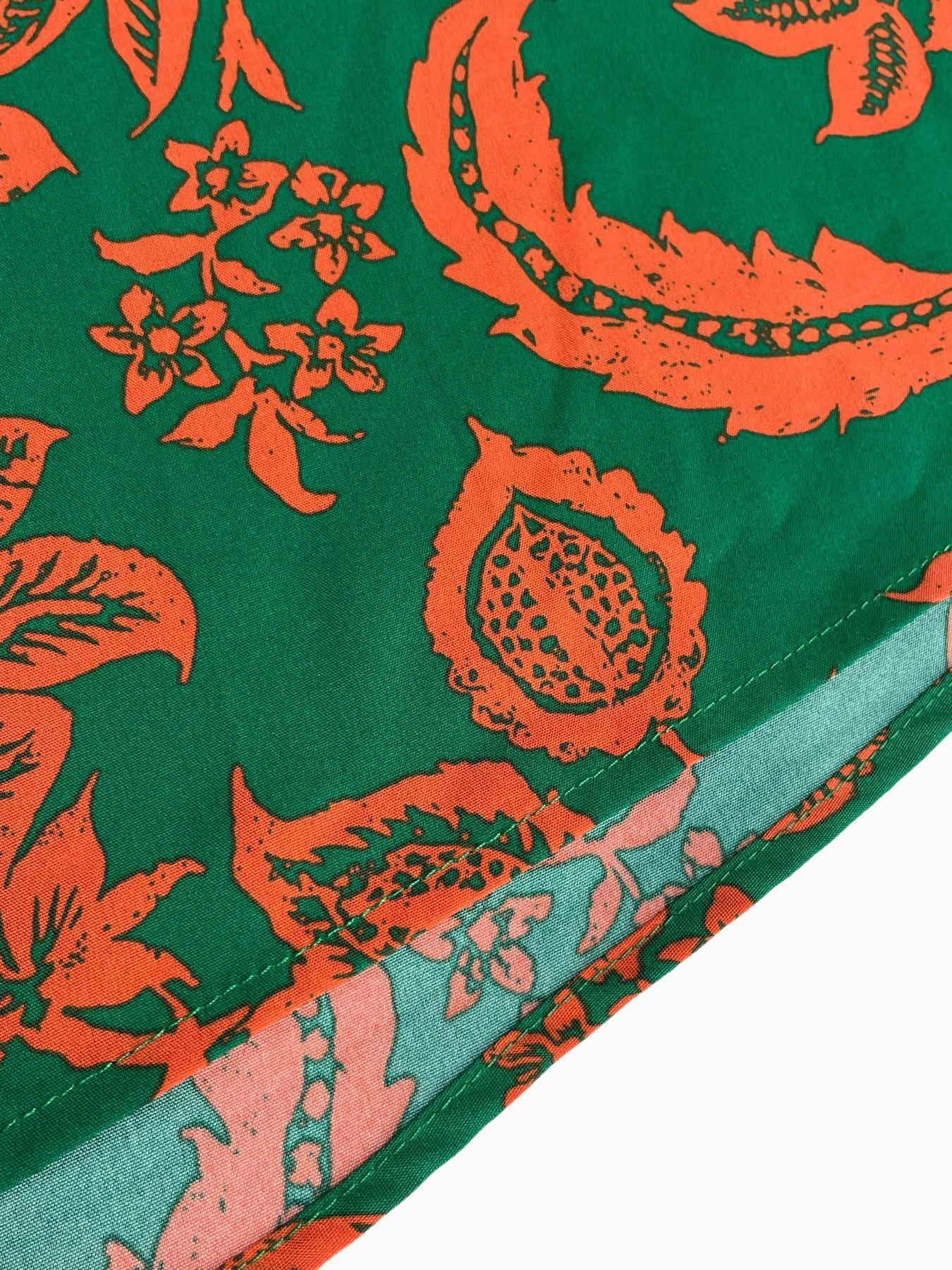 Floral Shirred Backless Maxi Dress