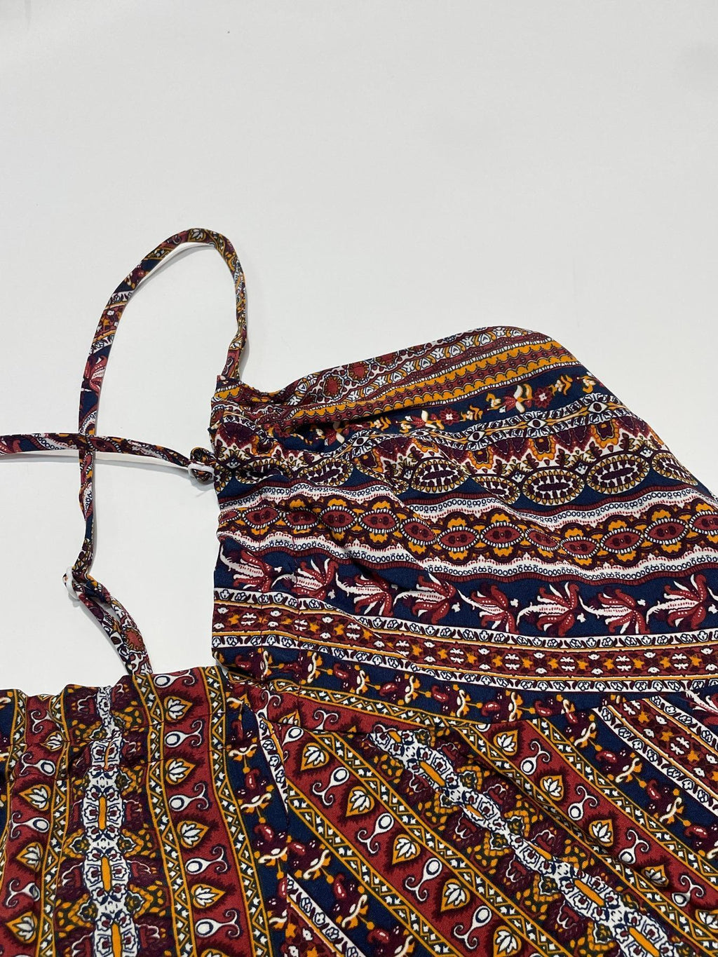Boho Backless Slitt Maxi Dress